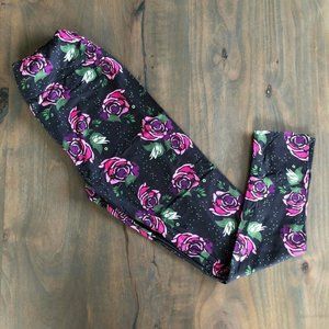 Girls 10-Adult S Pink Beauty Leggings